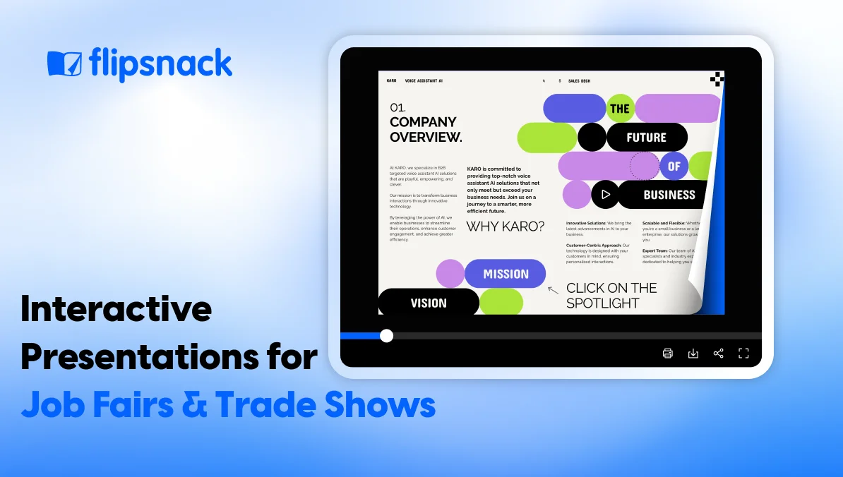 Why Interactive Presentations Work Better Than Static Brochures at Job Fairs and Trade Shows