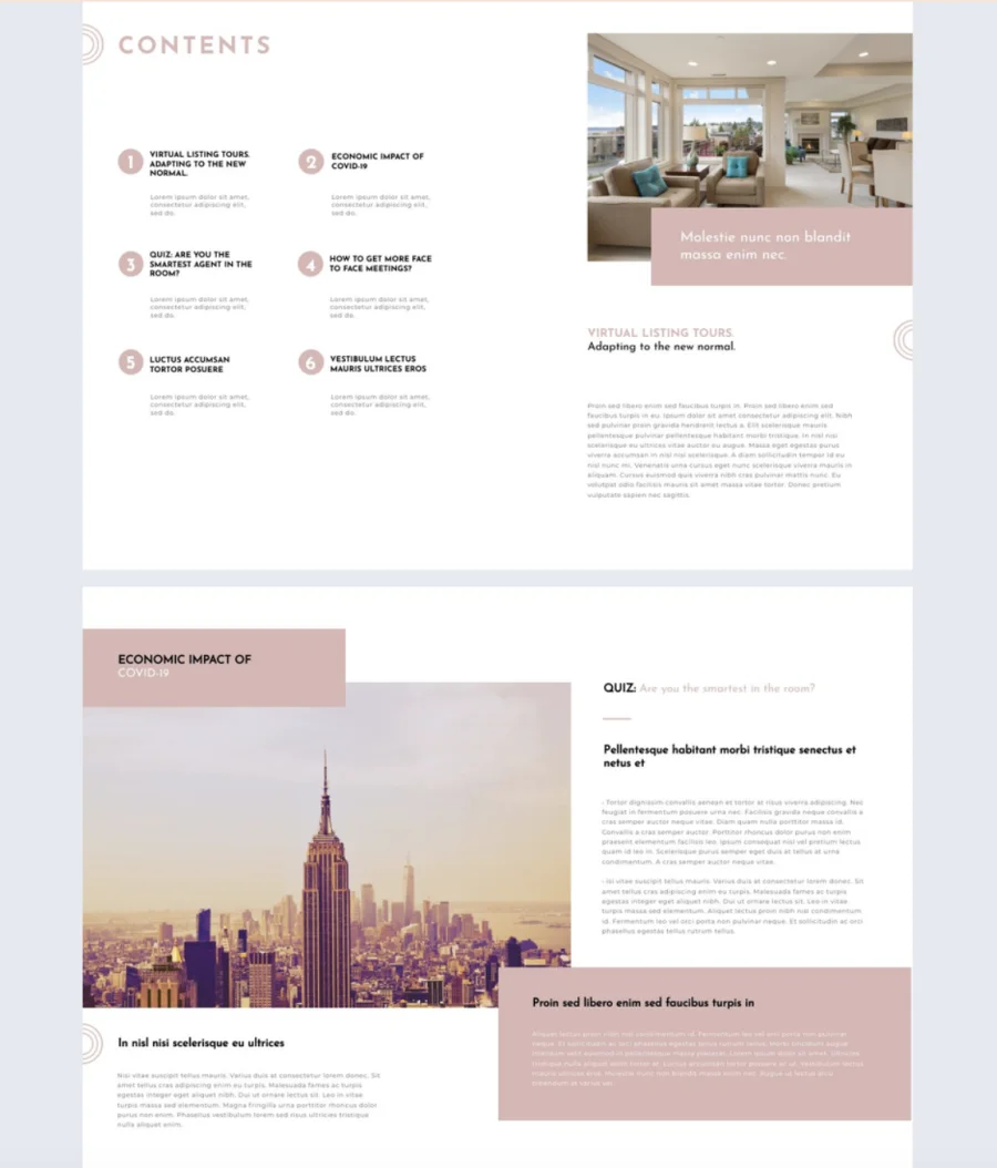 Realtor Monthly Newsletter Template