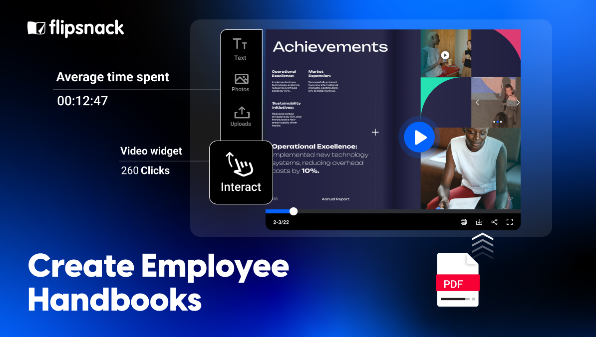 create employee handbooks with flipsnack