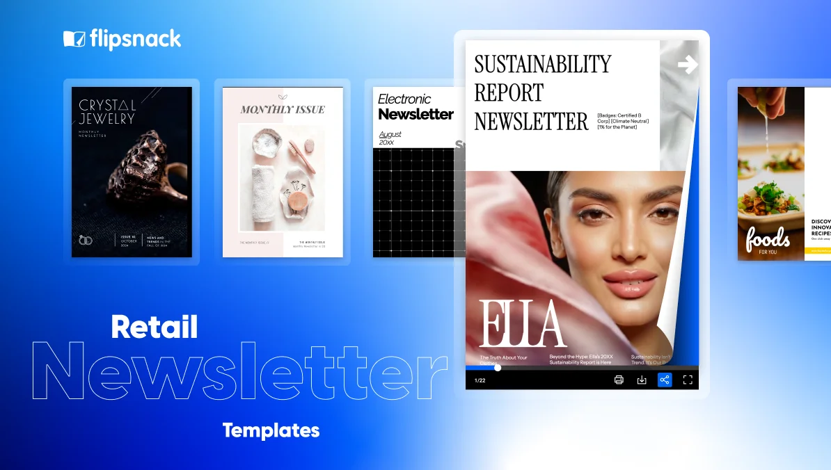 retail newsletter templates