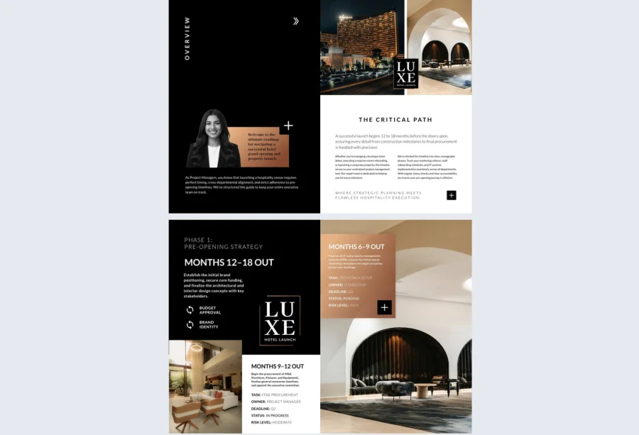 Editable Hotel Grand Opening Invitation