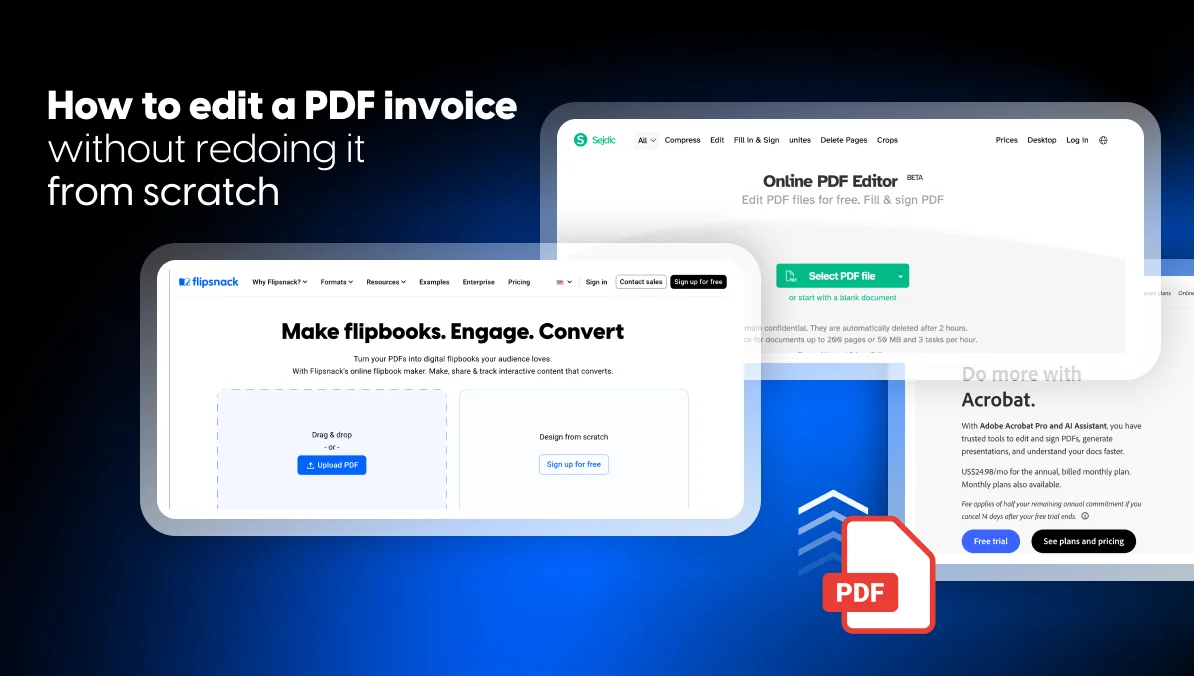 How to Edit a PDF Invoice Without Redoing It From Scratch 