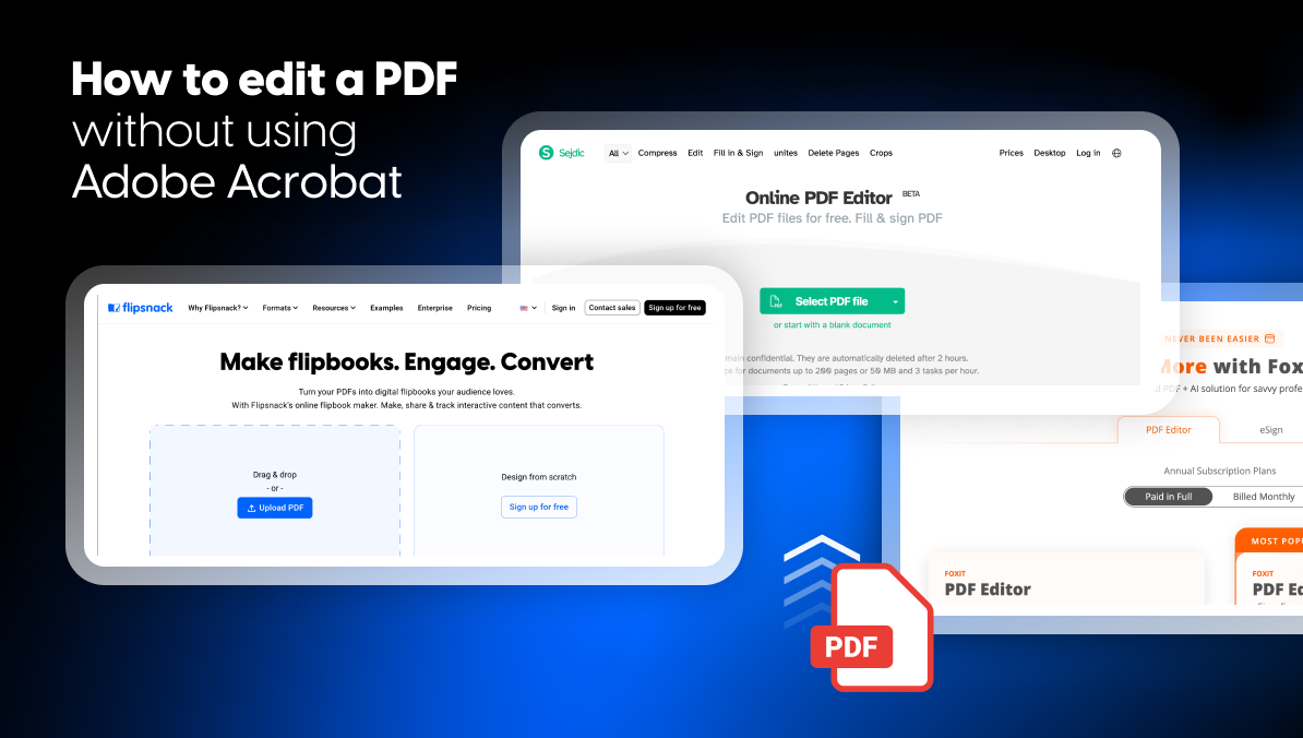 PDF editing alternatives