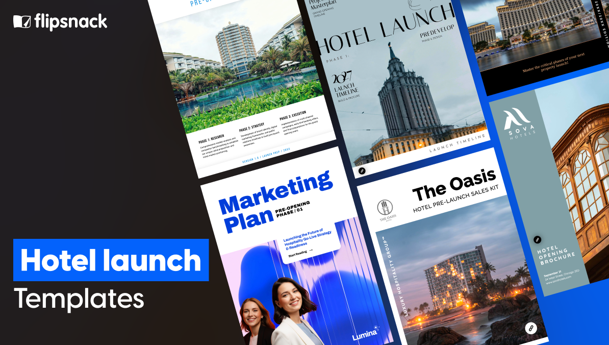 Hotel launch and pre-opening templates - cover