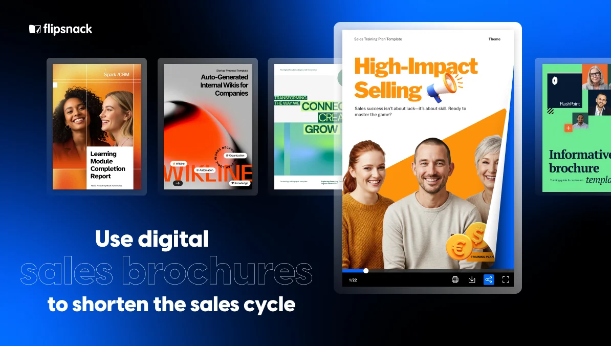 Digital sales brochures