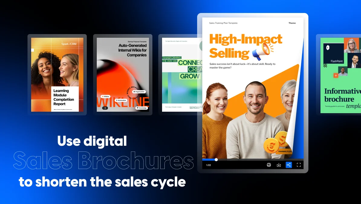 How Sales Teams Use Digital Sales Brochures to Shorten the Sales Cycle