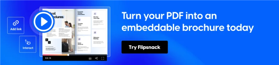 How to Embed a PDF as an Interactive Brochure
