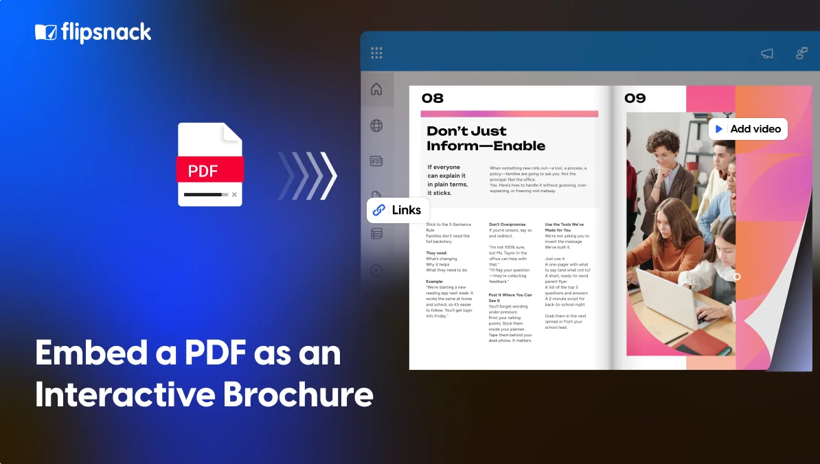How to Embed a PDF as an Interactive Brochure