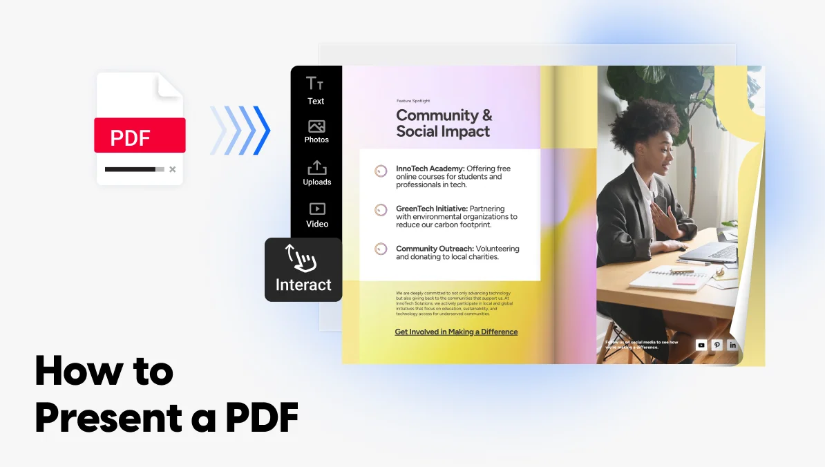 How to present a PDF - cover image