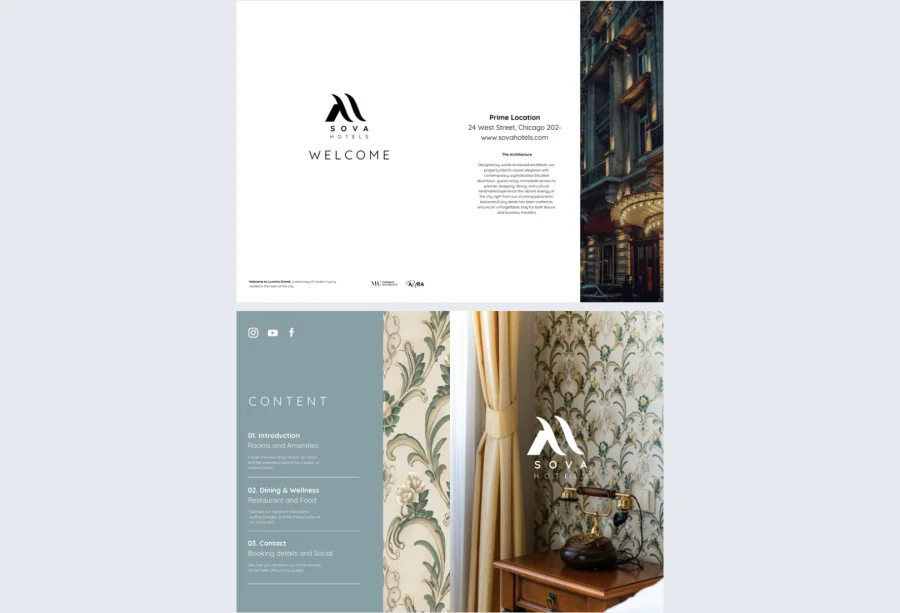 Interactive New Hotel Announcement Brochure