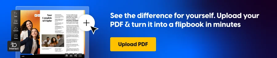See the difference for yourself — upload your PDF and turn it into a flipbook in minutes.
CTA: Upload PDF