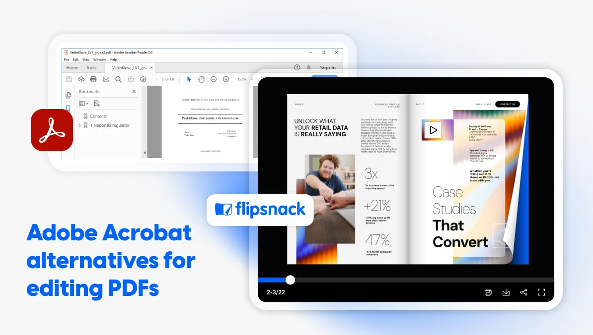Adobe Acrobat alternatives for editing PDFs