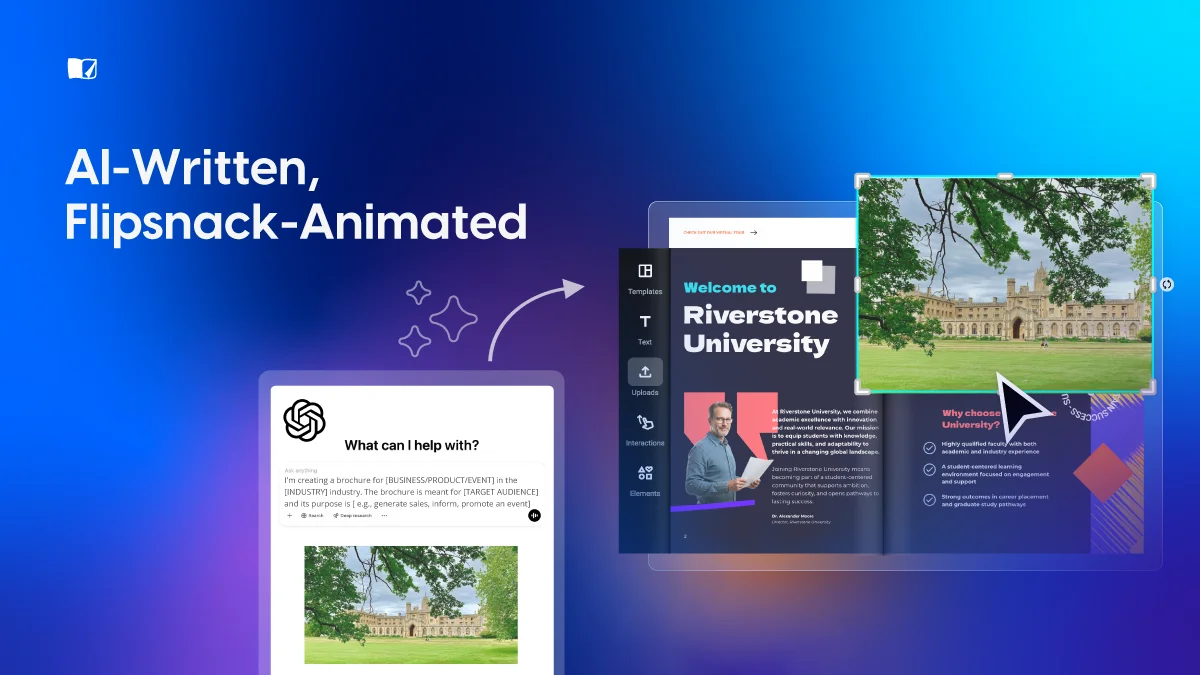 Create a brochure with ChatGPT