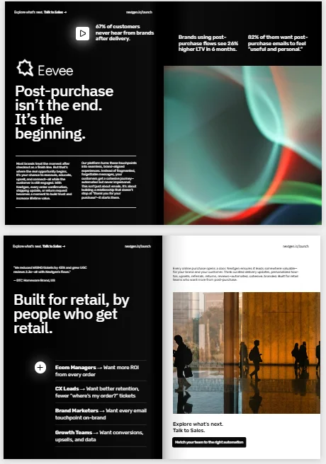 Interactive Product Launch Announcement Template
