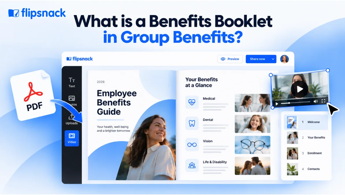 What is a benefits booklet in group benefits - cover image