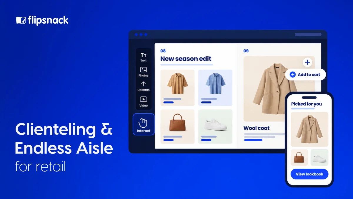 catalog made with Flipsnack for retail