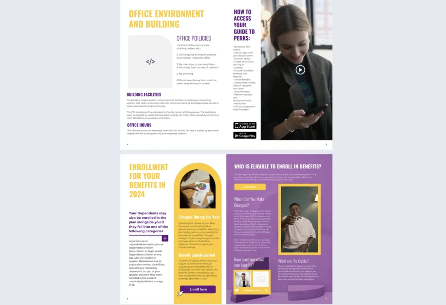 Complete Employer Benefits Handbook Template
