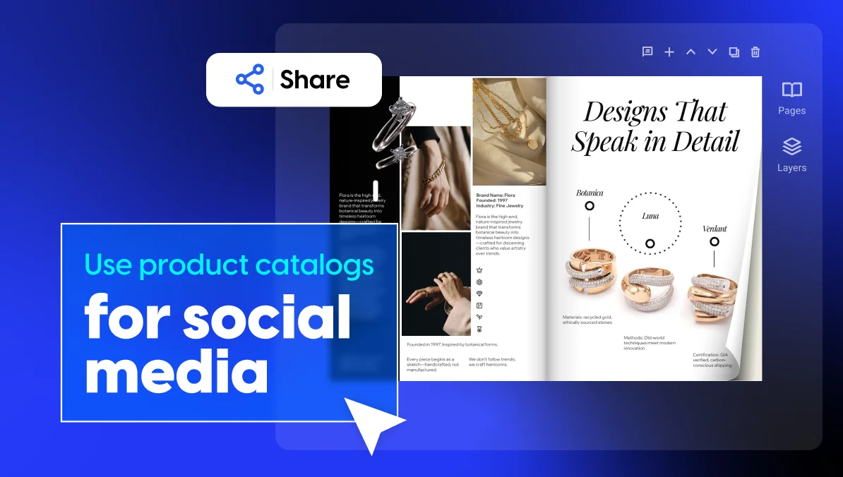 How to use product catalogs for social media
