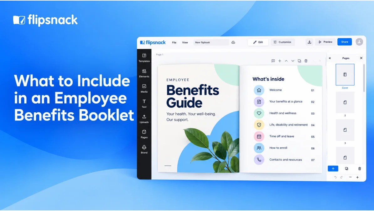 employee benefits booklet package - cover image